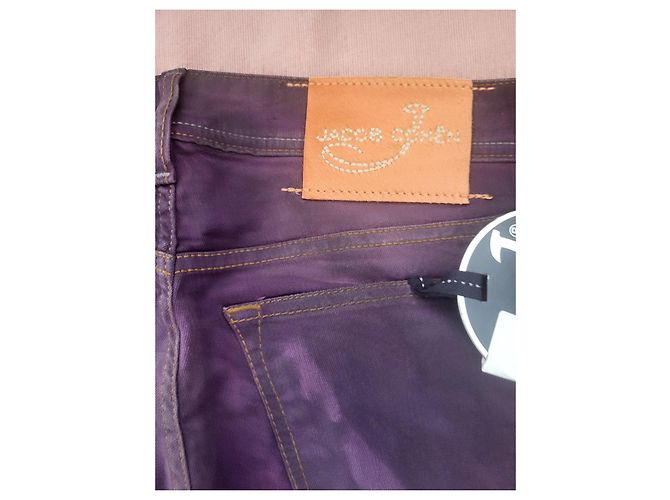 Jeans viola Jacob Cohen Porpora - vista 6