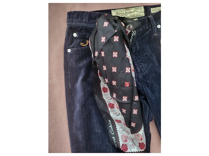 Jacob Cohen Cordhose in Navy Blau Dunkelblau - Ansicht 4