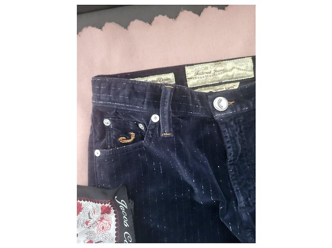 Jacob Cohen Cordhose in Navy Blau Dunkelblau - Ansicht 6
