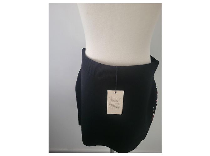 Sonia Rykiel Falda corta adornada con strass Negro Multicolor - vista 2