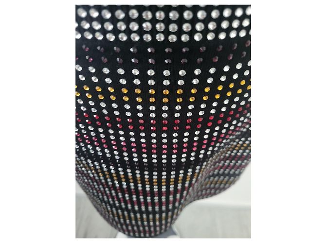 Sonia Rykiel Falda corta adornada con strass Negro Multicolor - vista 5