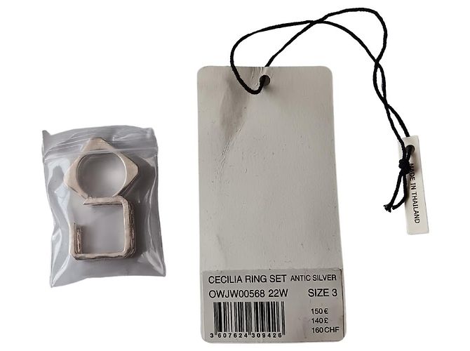 Zadig & Voltaire Cecilia Ring-Set Antik-Silber - Ansicht 3