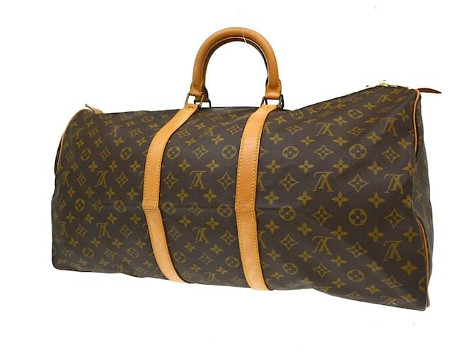 Louis Vuitton Keepall Monogram 55 Marrone - vista 2