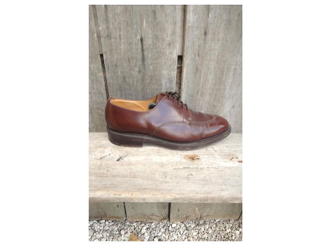 Autre Marque Scarpe Richelieu Charles Horrell in pelle marrone Semi-Brogue - vista 10