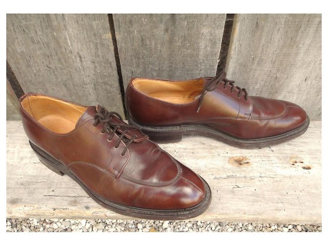 Autre Marque Scarpe Richelieu Charles Horrell in pelle marrone Semi-Brogue - vista 4