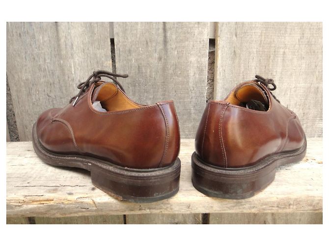 Autre Marque Scarpe Richelieu Charles Horrell in pelle marrone Semi-Brogue - vista 5