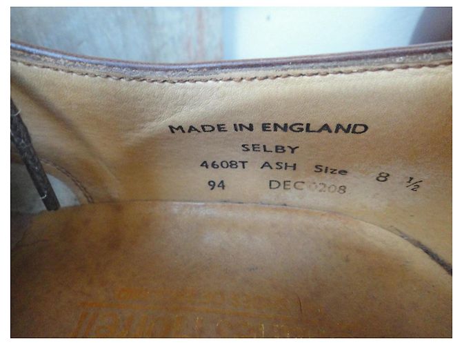 Autre Marque Scarpe Richelieu Charles Horrell in pelle marrone Semi-Brogue - vista 7