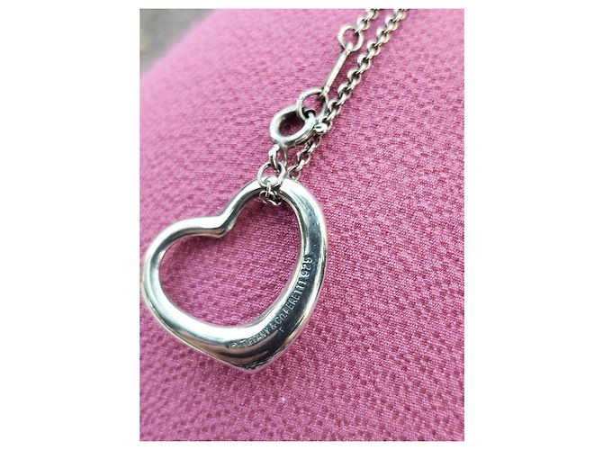 Tiffany & Co. Collana Open Heart Argento 925 Silver hardware - vista 4