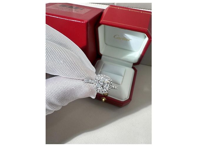Cartier Destinee Platin Diamantring Silber - Ansicht 2