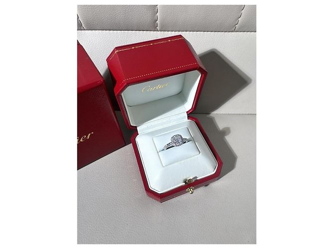 Cartier Destinee Platin Diamantring Silber - Ansicht 8