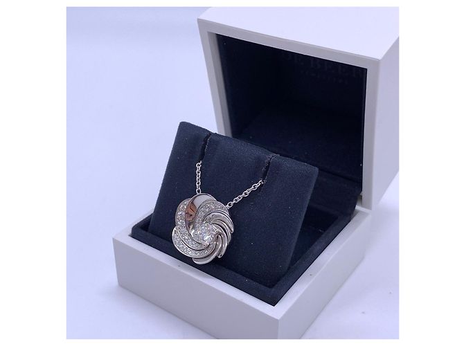Collana De Beers Light in Motion in Platino e Diamanti Argento - vista 6