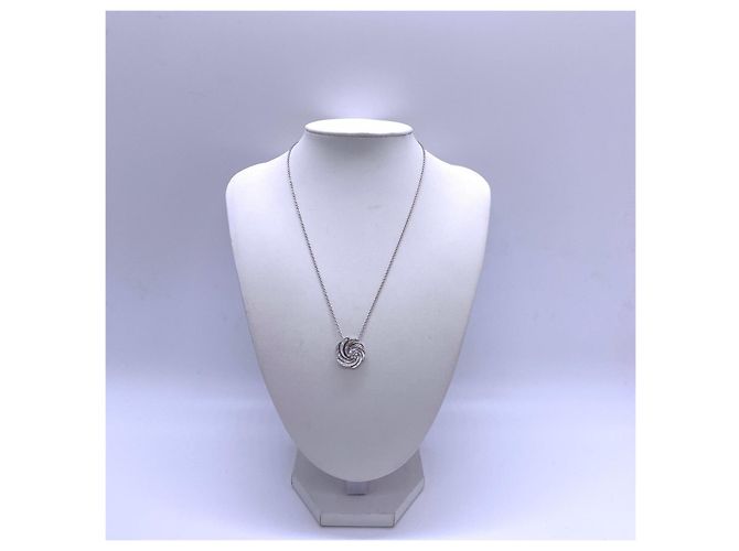 Collana De Beers Light in Motion in Platino e Diamanti Argento - vista 7