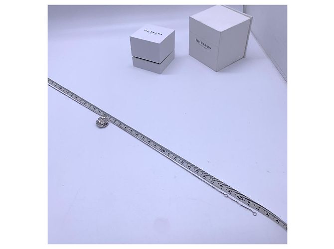 Collana De Beers Light in Motion in Platino e Diamanti Argento - vista 8
