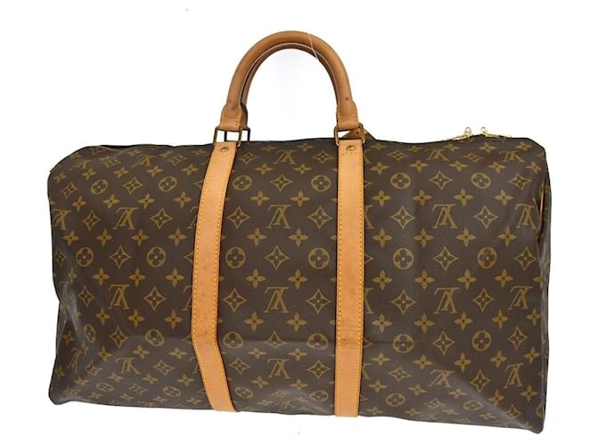 Louis Vuitton Keepall Monogram 55 Marrone - vista 2