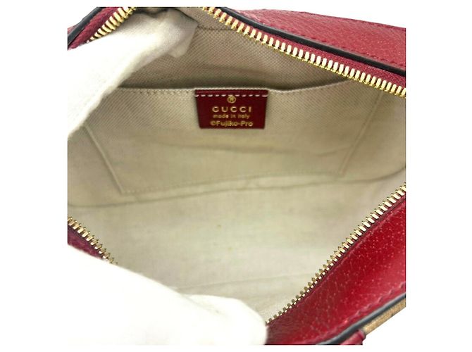 Borsa a tracolla GUCCI x Doraemon Collaboration Rosso Beige Verde - vista 9