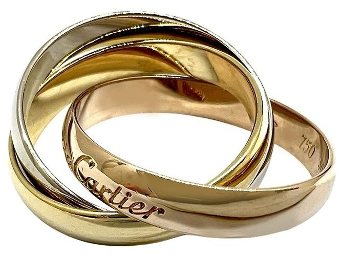 Anello Cartier Trinity in oro 18K D'oro - vista 3
