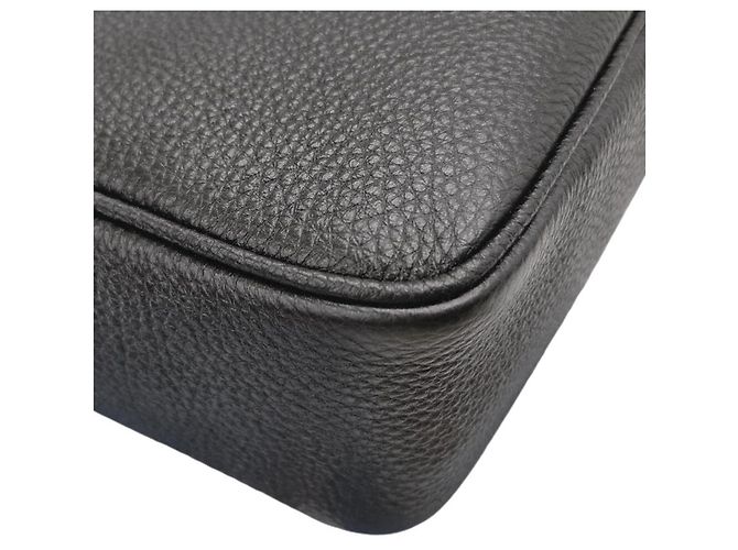 Borsa a tracolla in pelle Vitello Prada Nero - vista 7