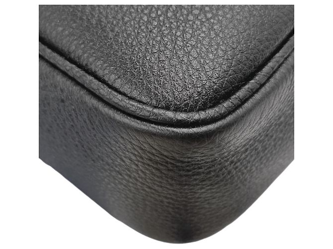Borsa a tracolla in pelle Vitello Prada Nero - vista 9