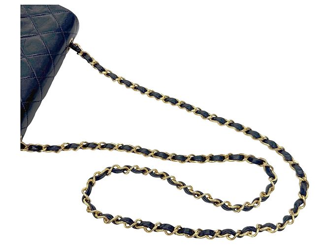 Borsa a Spalla Chanel Mini Matelasse 20 Chain Nero - vista 11