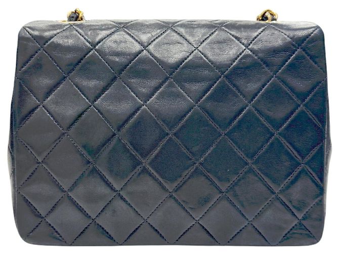 Borsa a Spalla Chanel Mini Matelasse 20 Chain Nero - vista 2