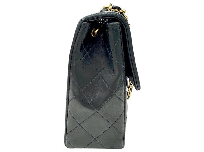 Borsa a Spalla Chanel Mini Matelasse 20 Chain Nero - vista 3