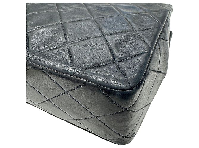 Borsa a Spalla Chanel Mini Matelasse 20 Chain Nero - vista 8