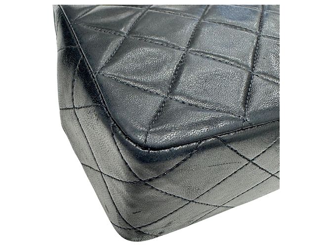 Borsa a Spalla Chanel Mini Matelasse 20 Chain Nero - vista 9