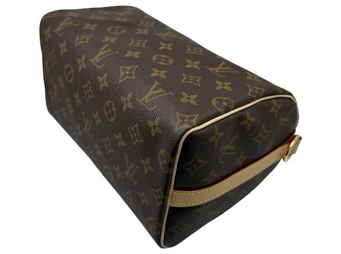 Borsa Boston Louis Vuitton Monogram Speedy 25 Bandoulière Marrone - vista 5