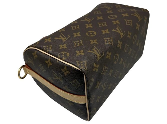 Borsa Boston Louis Vuitton Monogram Speedy 25 Bandoulière Marrone - vista 6