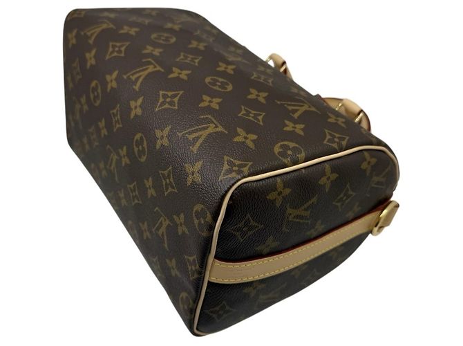Borsa Boston Louis Vuitton Monogram Speedy 25 Bandoulière Marrone - vista 7