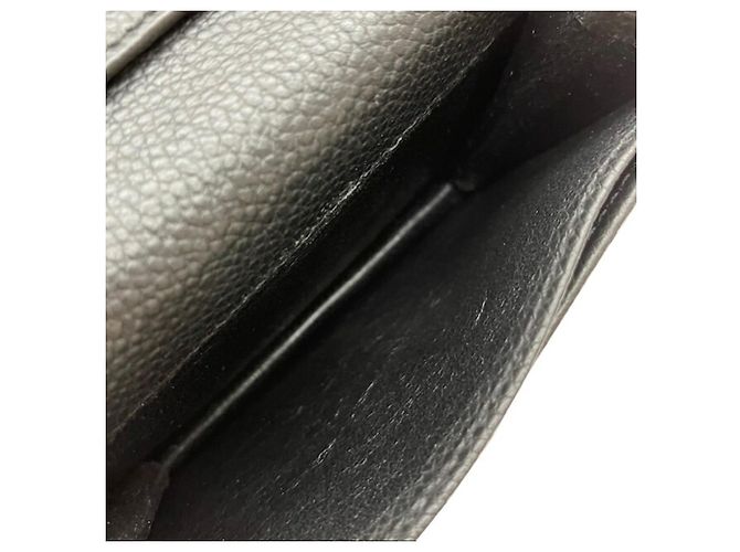 Tarjetero de cuero negro Saint Laurent - vista 10