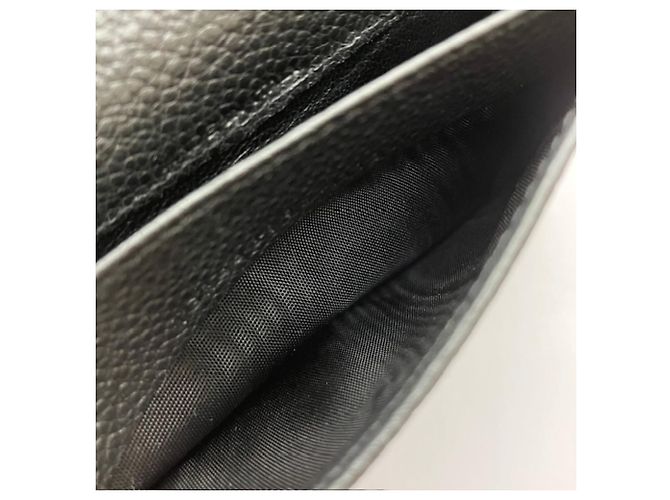 Tarjetero de cuero negro Saint Laurent - vista 11