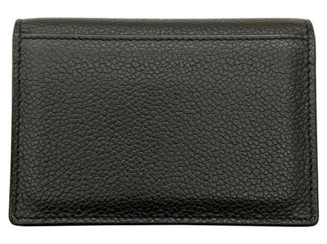 Tarjetero de cuero negro Saint Laurent - vista 2