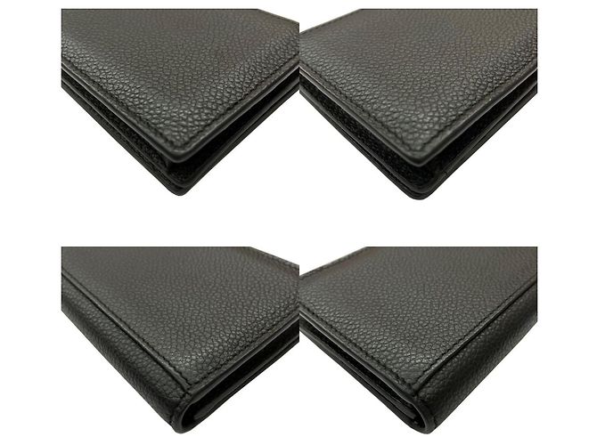 Tarjetero de cuero negro Saint Laurent - vista 4