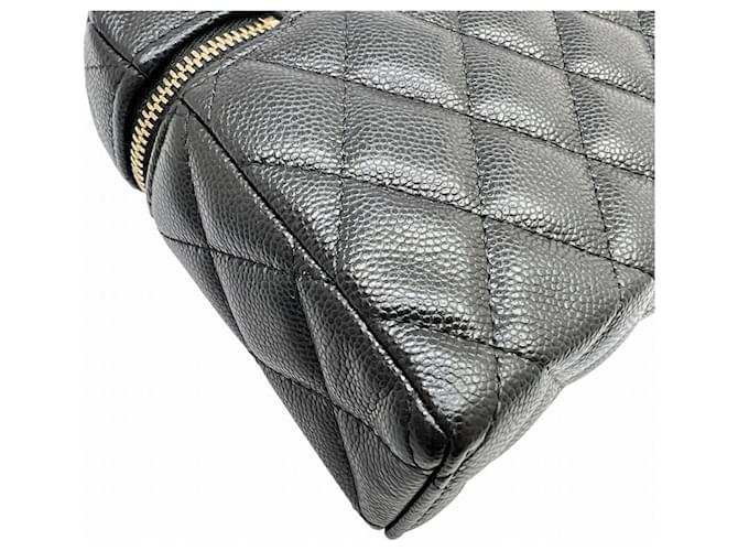 Vanity Beauty Case Chanel Matelassé Chain Nero - vista 6