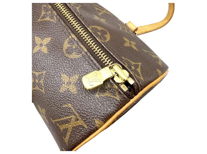 Borsa Boston Louis Vuitton Monogram Papillon 26 Marrone - vista 10