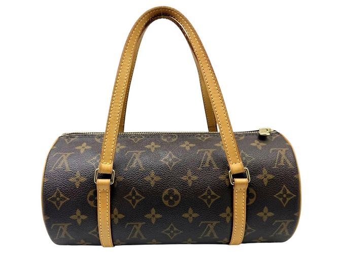 Borsa Boston Louis Vuitton Monogram Papillon 26 Marrone - vista 2