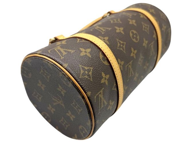 Borsa Boston Louis Vuitton Monogram Papillon 26 Marrone - vista 4