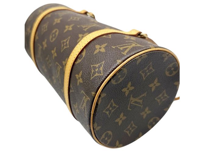 Borsa Boston Louis Vuitton Monogram Papillon 26 Marrone - vista 6