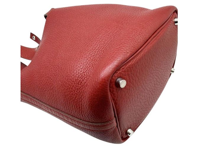 Hermès HERMES Picotin Lock PM Handtasche Rot - Ansicht 5