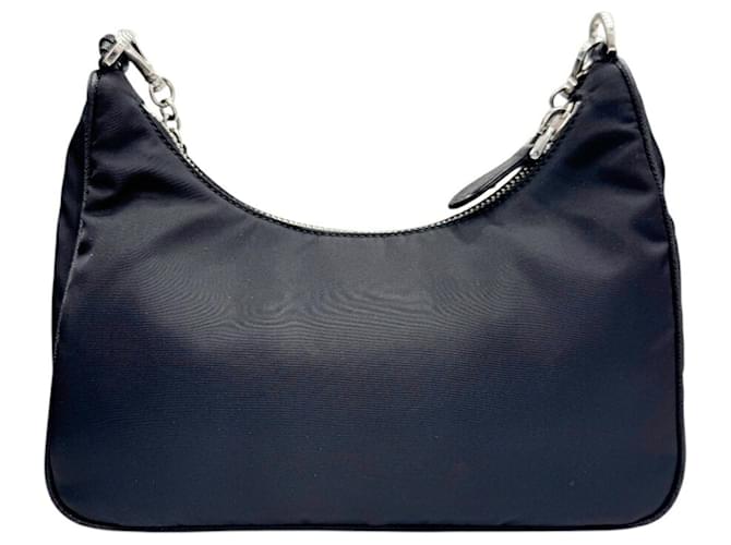 Borsa in nylon PRADA Re Edition 2005 Nero - vista 2