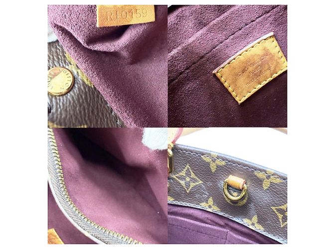 Borsa a tracolla Louis Vuitton Monogram Montaigne BB M41055 Marrone - vista 14