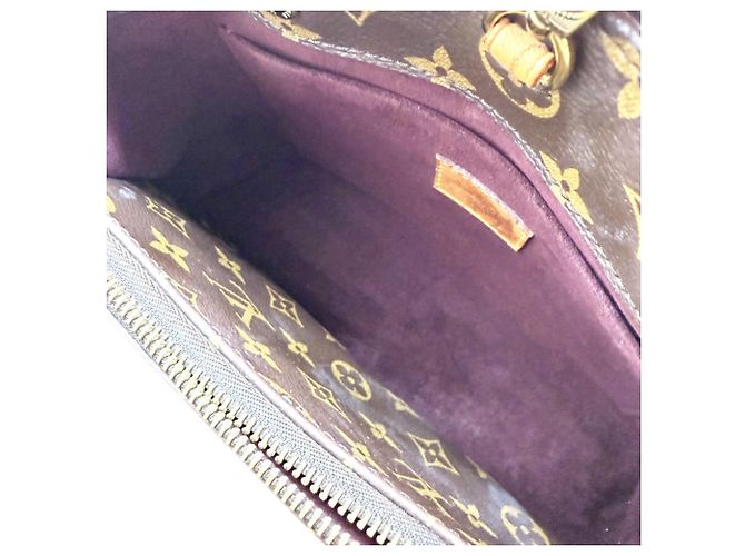 Borsa a tracolla Louis Vuitton Monogram Montaigne BB M41055 Marrone - vista 16