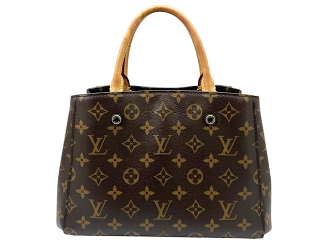 Borsa a tracolla Louis Vuitton Monogram Montaigne BB M41055 Marrone - vista 2
