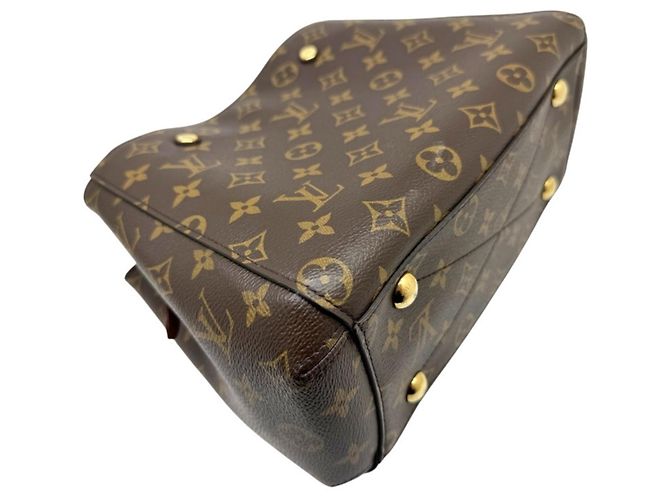 Borsa a tracolla Louis Vuitton Monogram Montaigne BB M41055 Marrone - vista 6