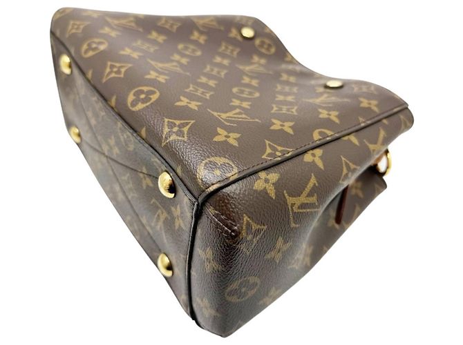 Borsa a tracolla Louis Vuitton Monogram Montaigne BB M41055 Marrone - vista 7