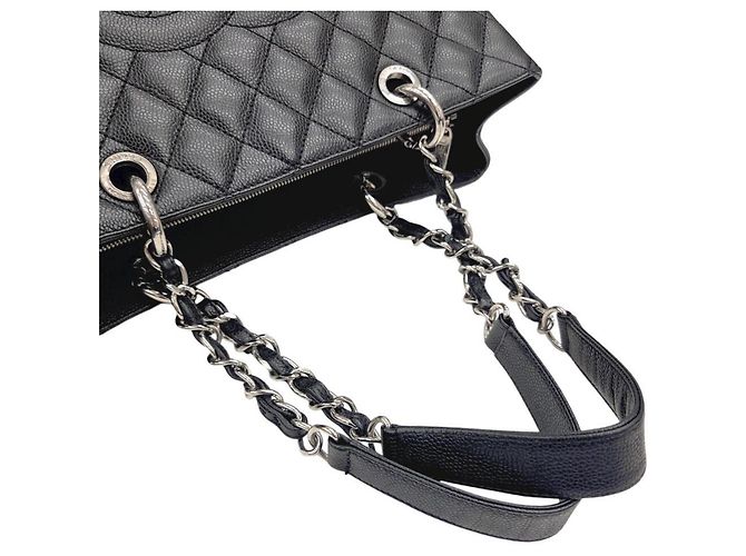 Borsa Tote Chanel GST Chain Nero - vista 10