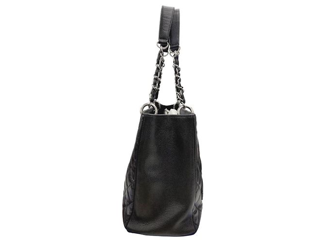 Borsa Tote Chanel GST Chain Nero - vista 3