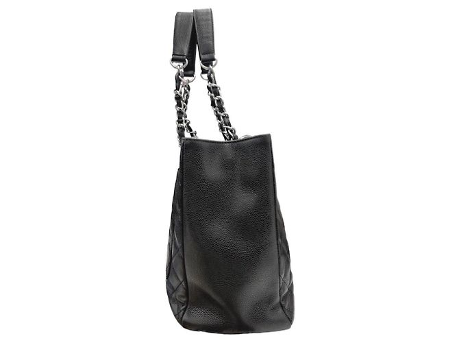 Borsa Tote Chanel GST Chain Nero - vista 4