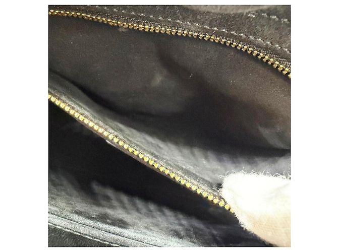 Borsa a tracolla Christian Dior Lady Cannage in agnello Nero - vista 12